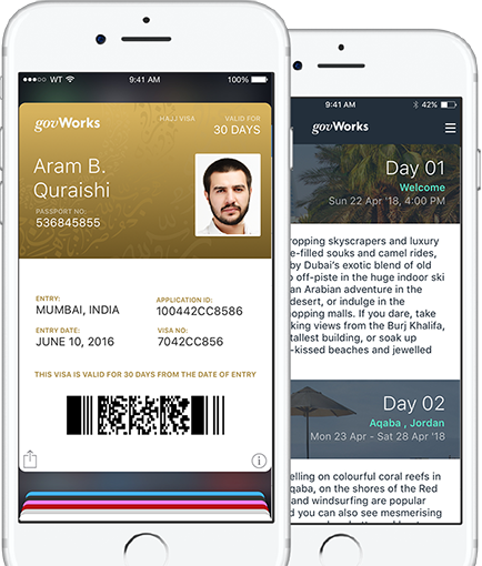 govWorks mobile application preview